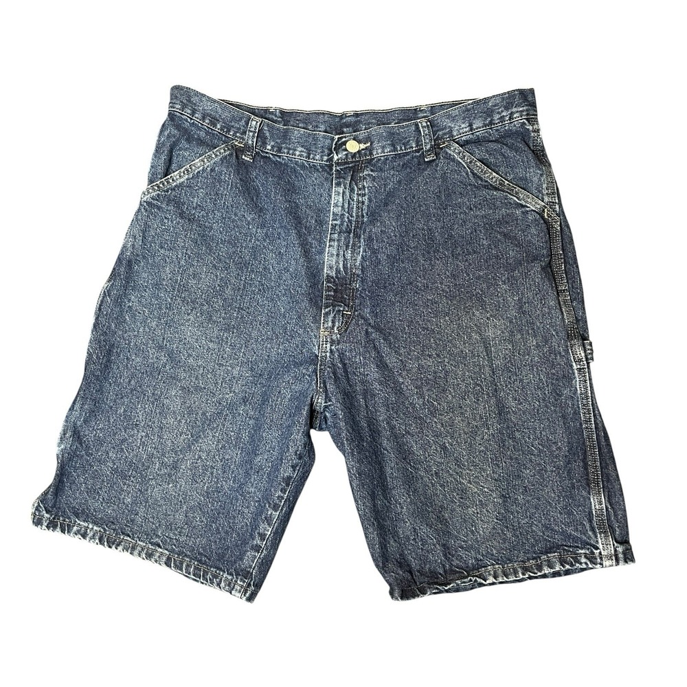 Vintage 90s Wrangler Jorts Mens 36 Y2K Carpenter Baggy Skater Jean Denim Shorts‎